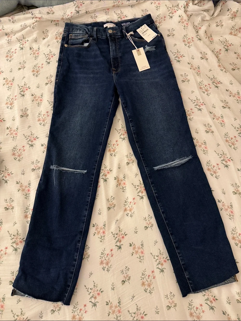 Good American Dark Blue Women's Bootcut Jeans